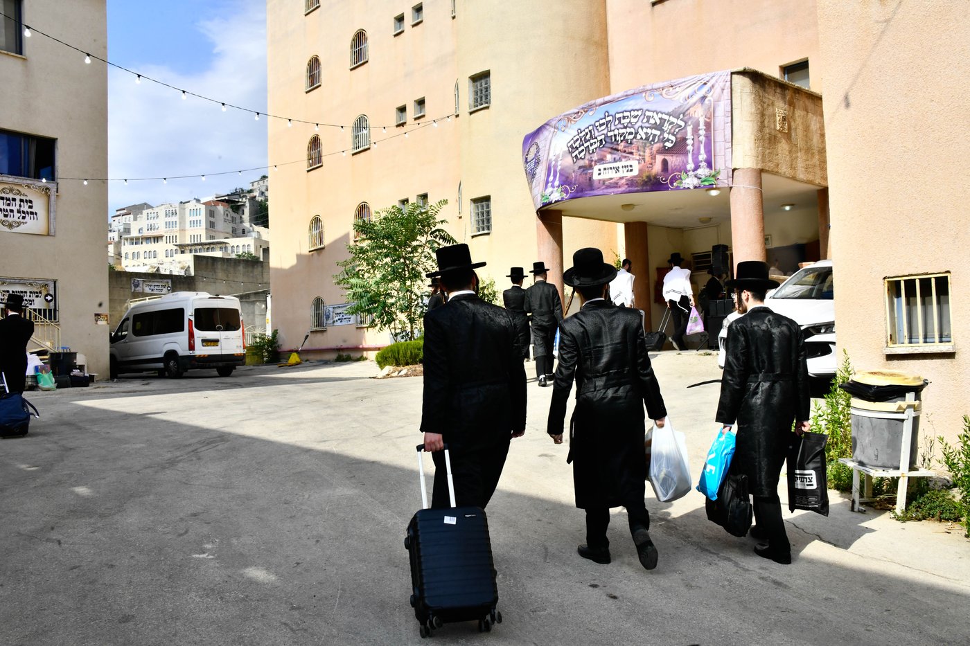 האדמו"ר מצאנז קלויזנבורג שבת בצפת