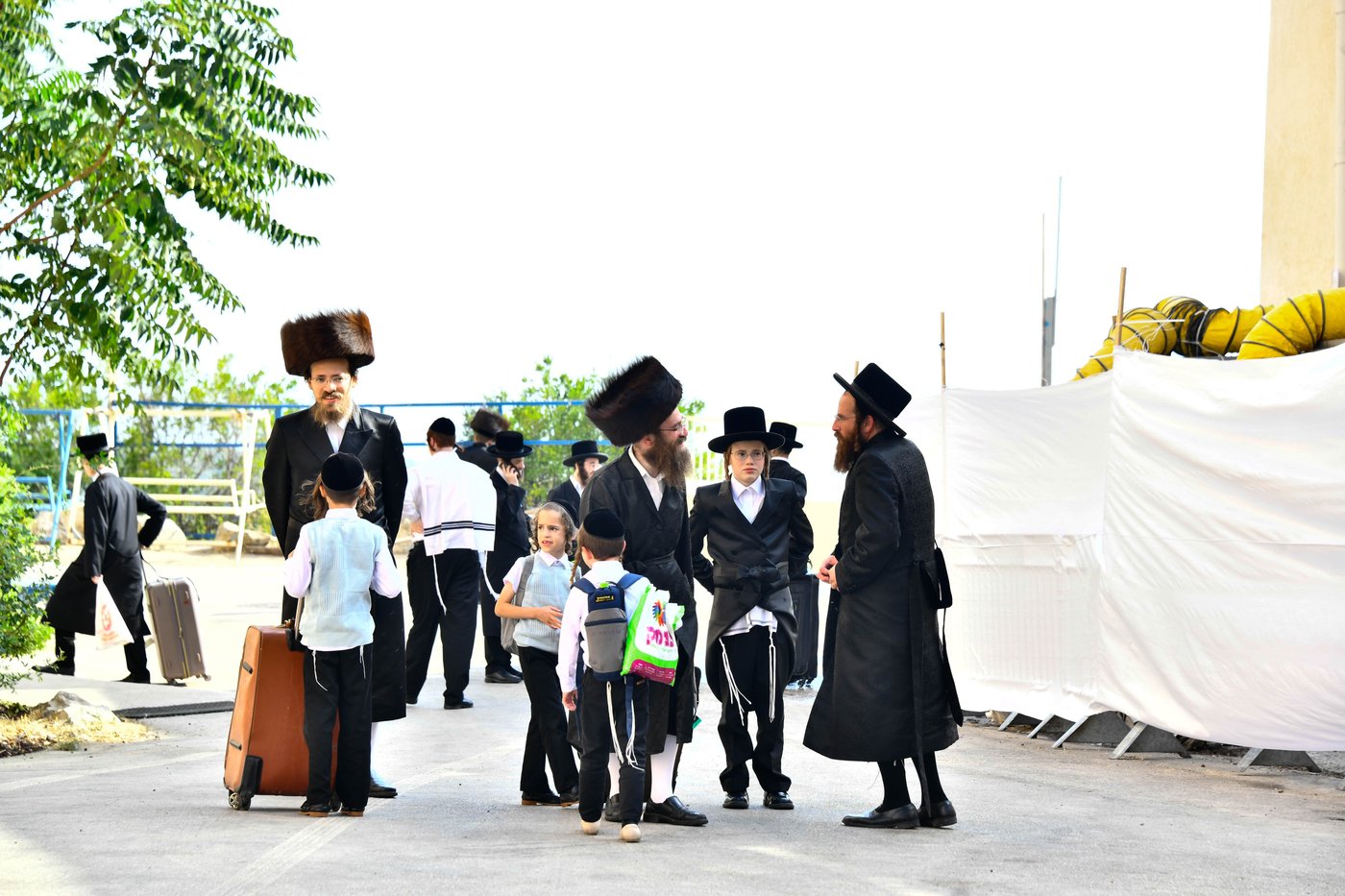 האדמו"ר מצאנז קלויזנבורג שבת בצפת
