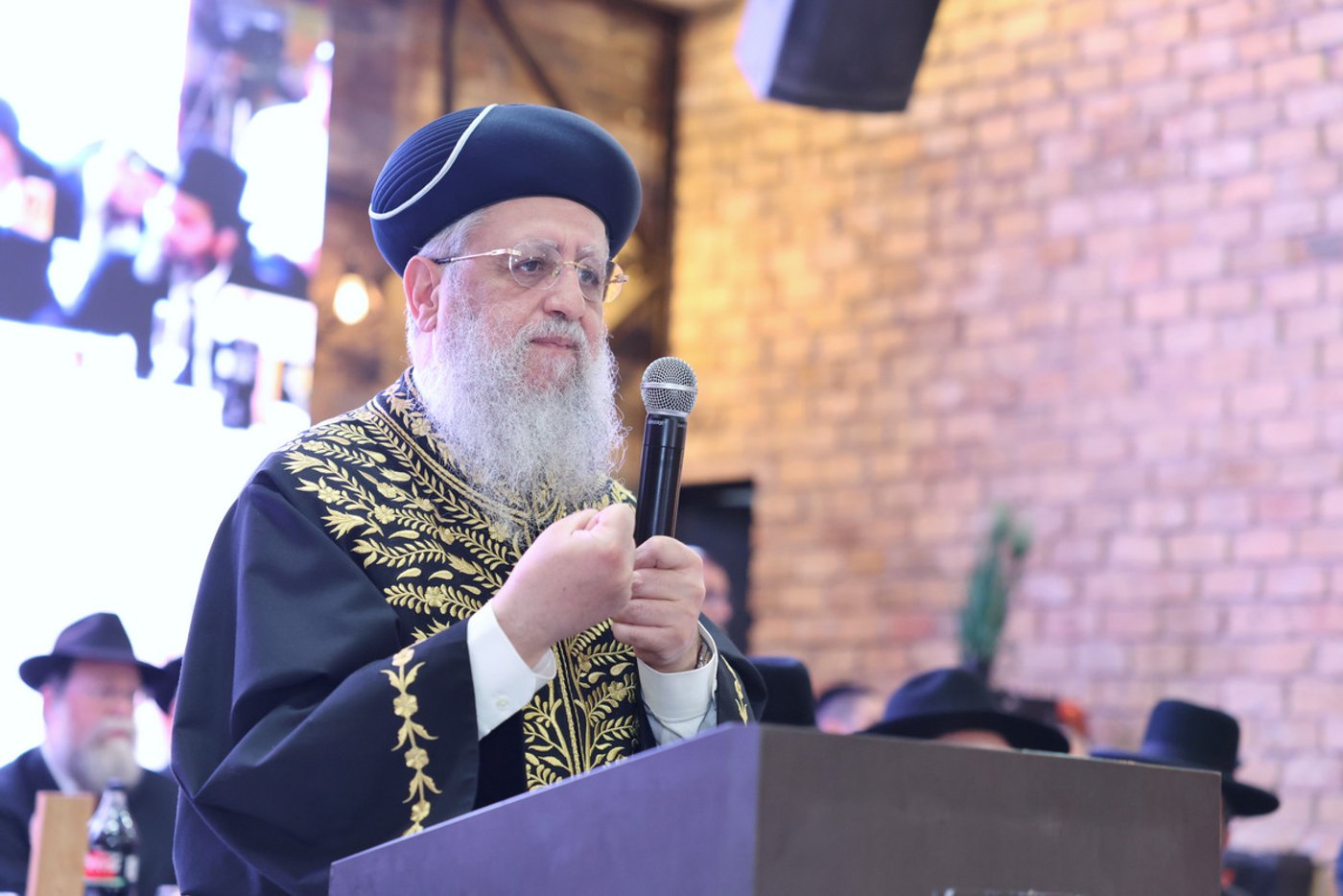 מעמד הכתרת הרב ארז אלחרר לרבה של הוד השרון 