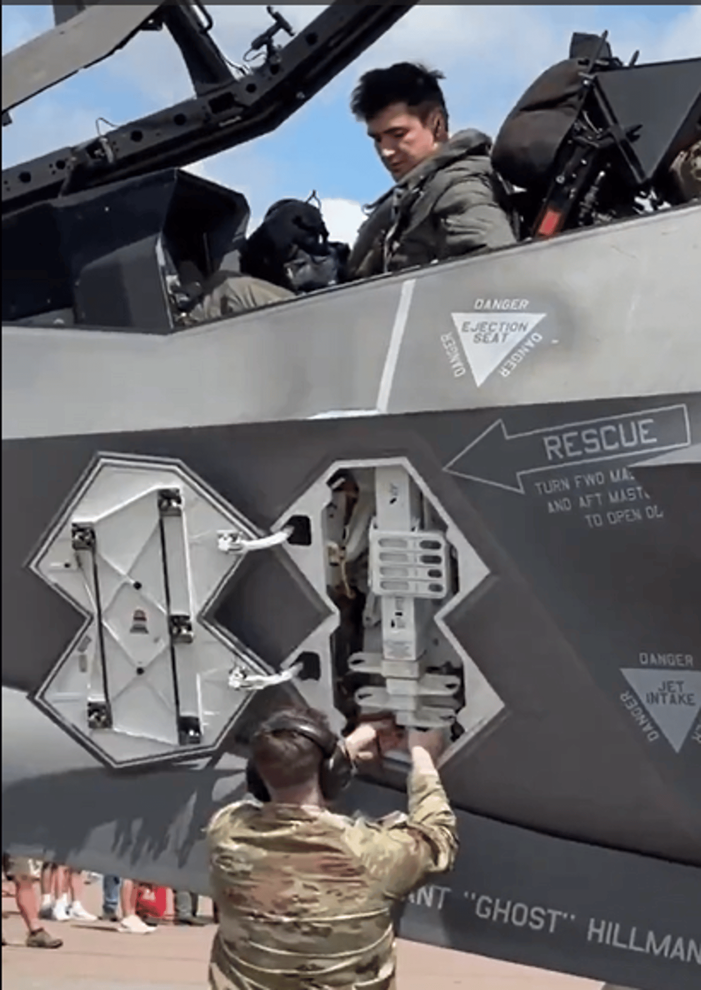 הפרט המוזר ב־F-35 שמסקרן את חובבי התעופה