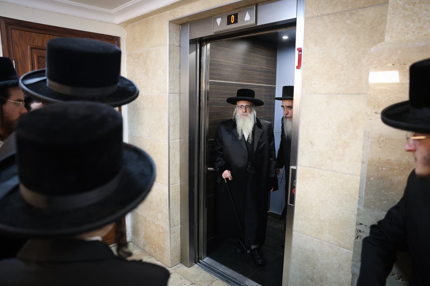 האדמו"ר מצאנז קלויזנבורג בצפת