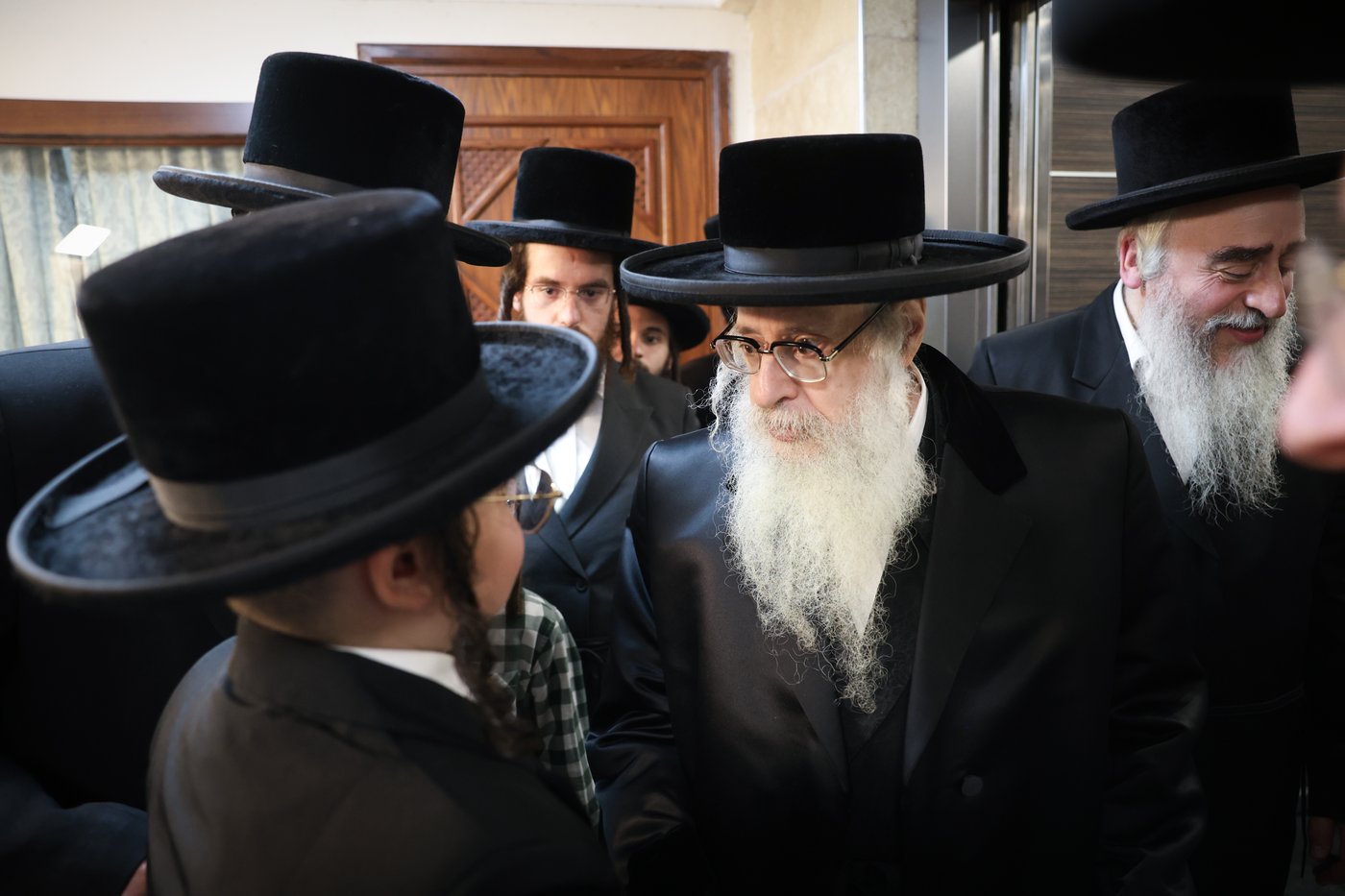 האדמו"ר מצאנז קלויזנבורג בצפת