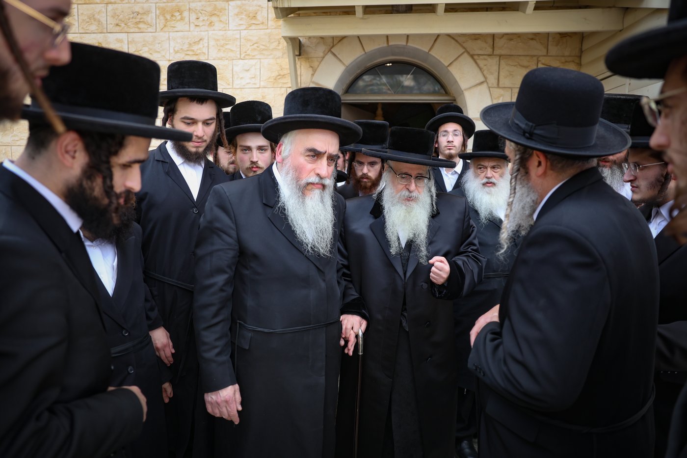 האדמו"ר מצאנז קלויזנבורג בצפת