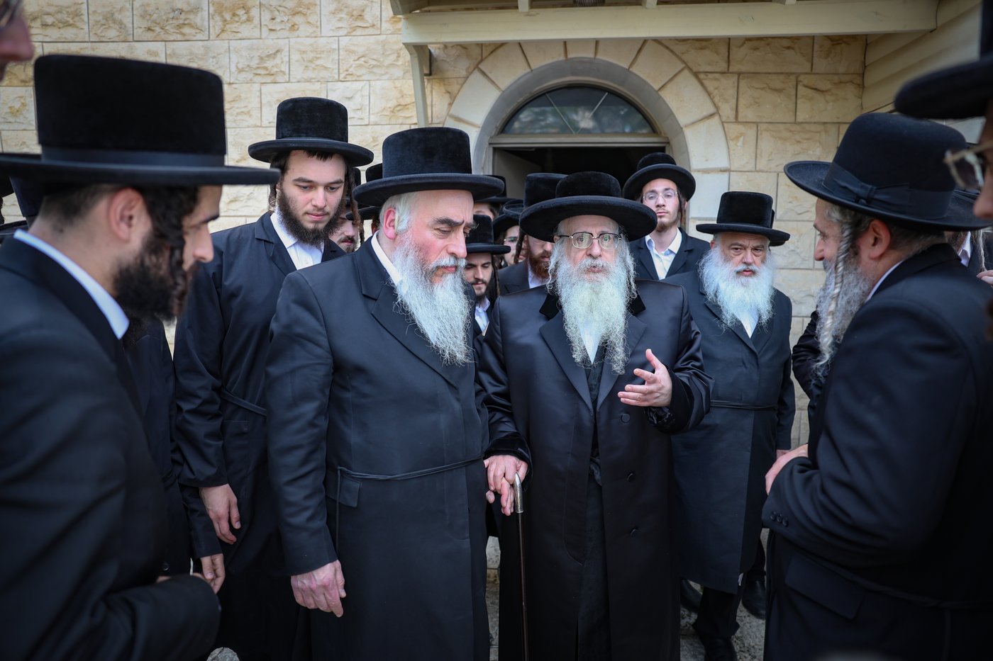 האדמו"ר מצאנז קלויזנבורג בצפת
