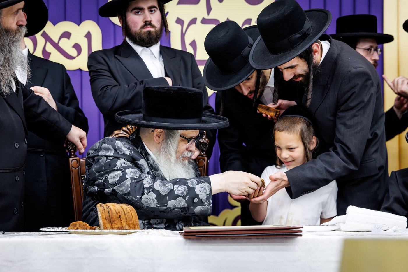 האדמו"ר מסאטמר בביקור במחנות הקיץ
