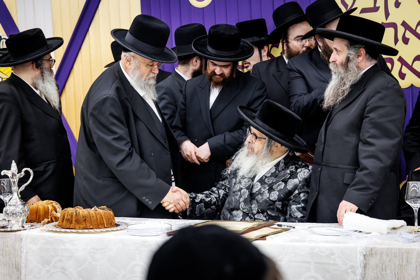 האדמו"ר מסאטמר בביקור במחנות הקיץ