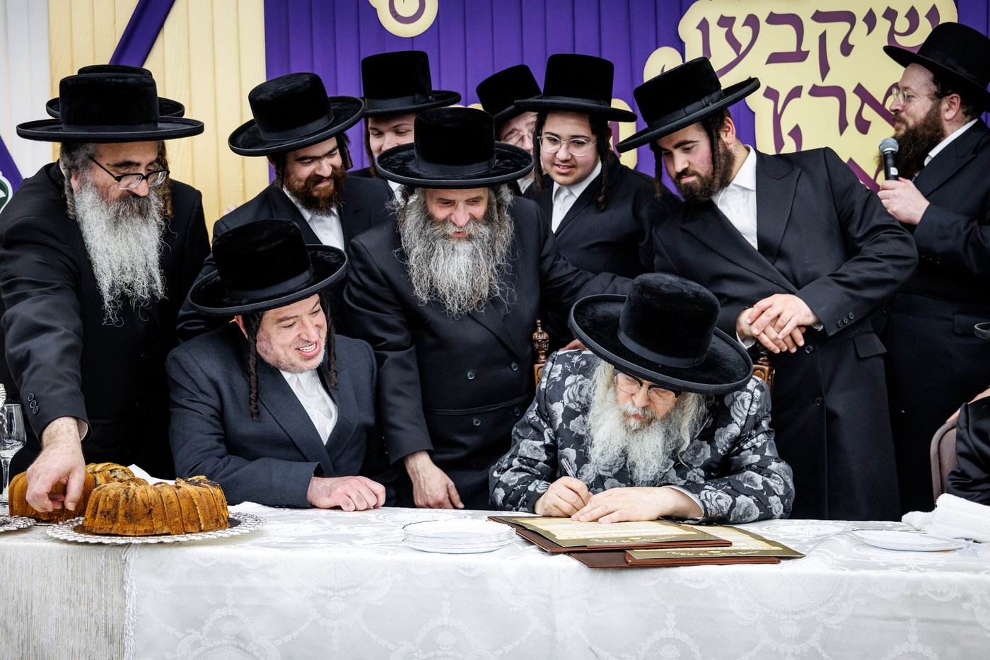 האדמו"ר מסאטמר בביקור במחנות הקיץ
