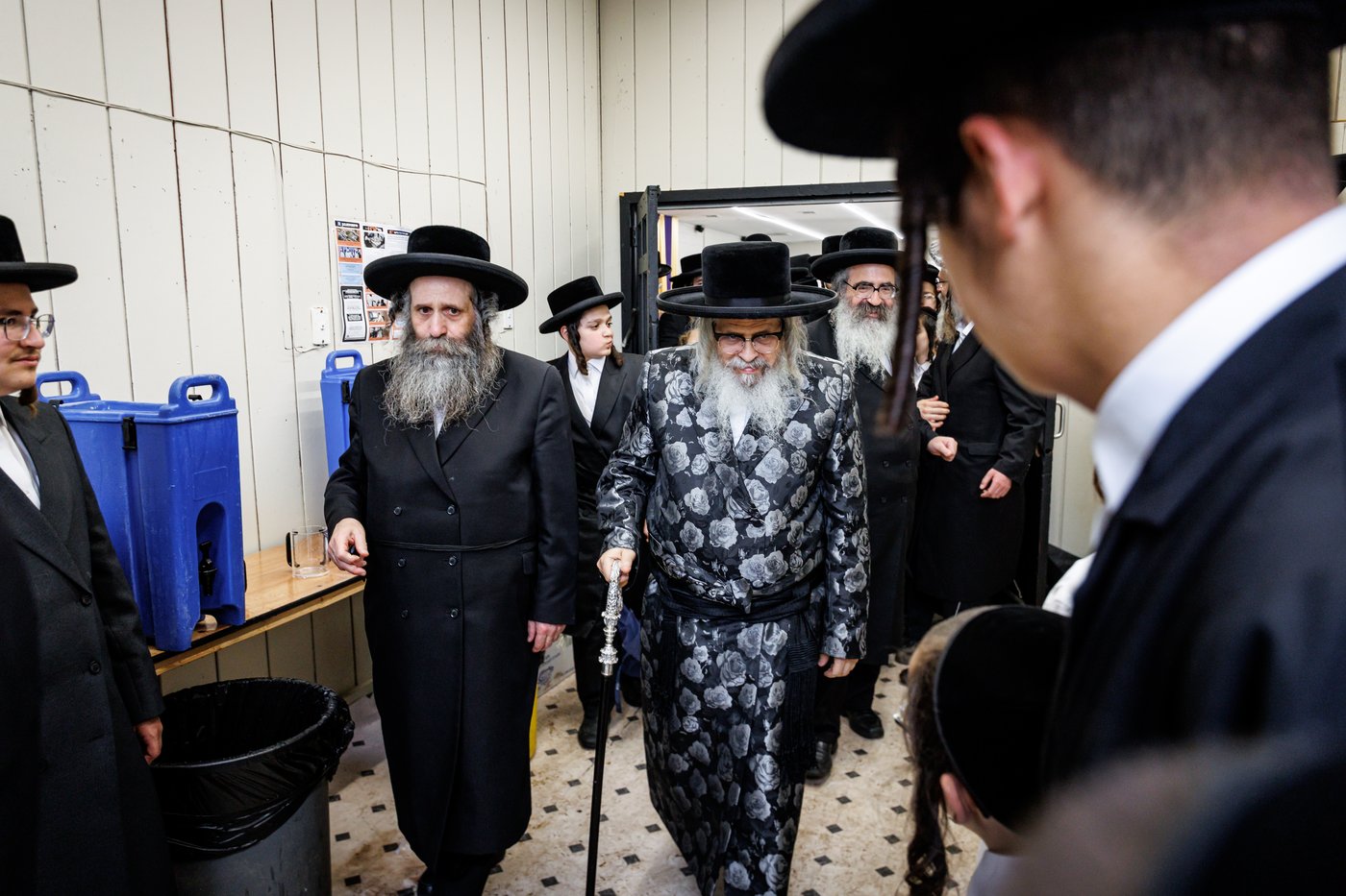 האדמו"ר מסאטמר בביקור במחנות הקיץ