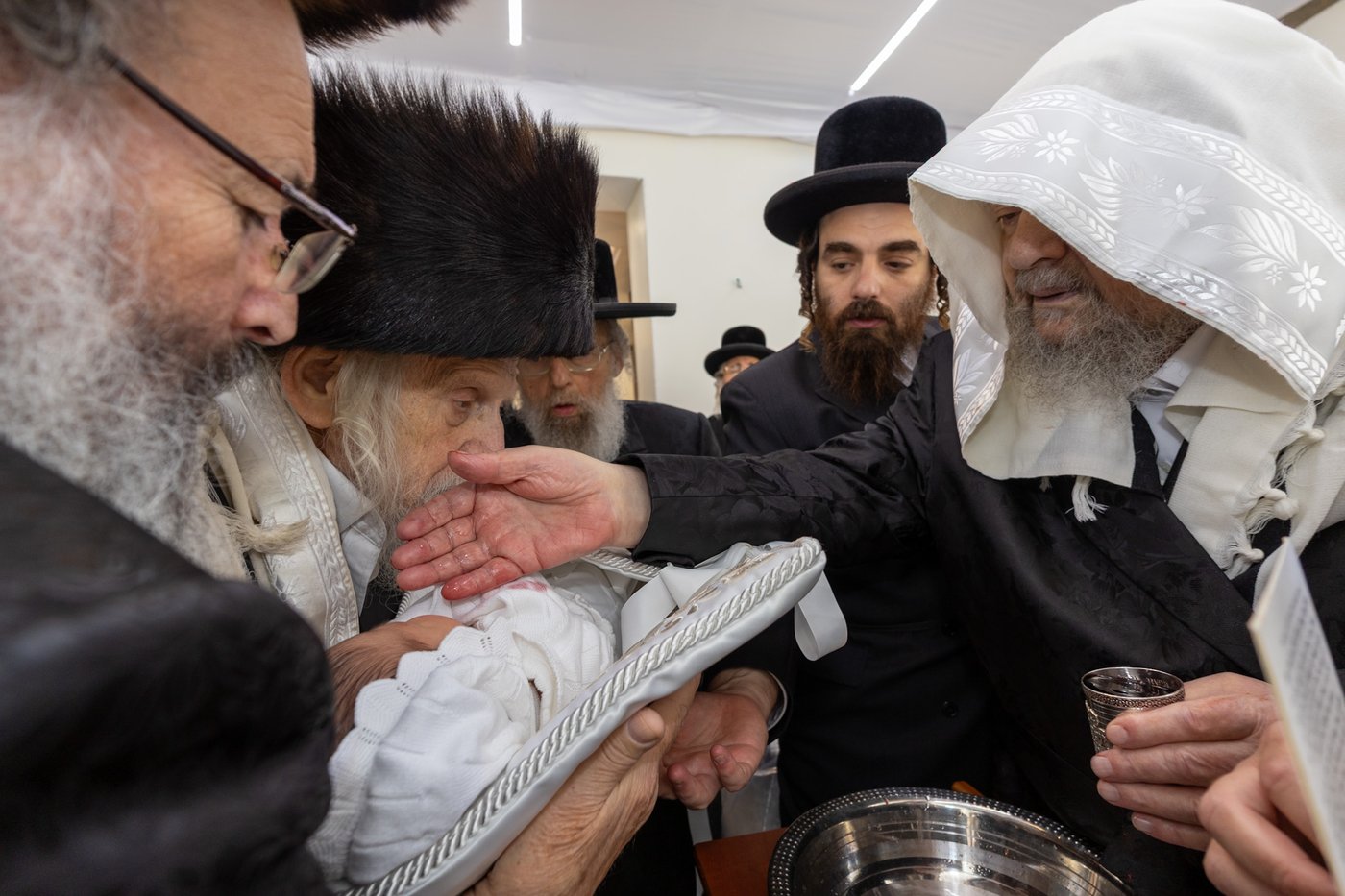 הגרי"מ שכטר בברית לנין האדמו"ר מפינסק קרלין זצ"ל