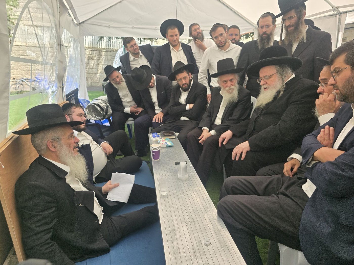 ניחום אבלים אצל רבי אליהו מאיר פייבלזון