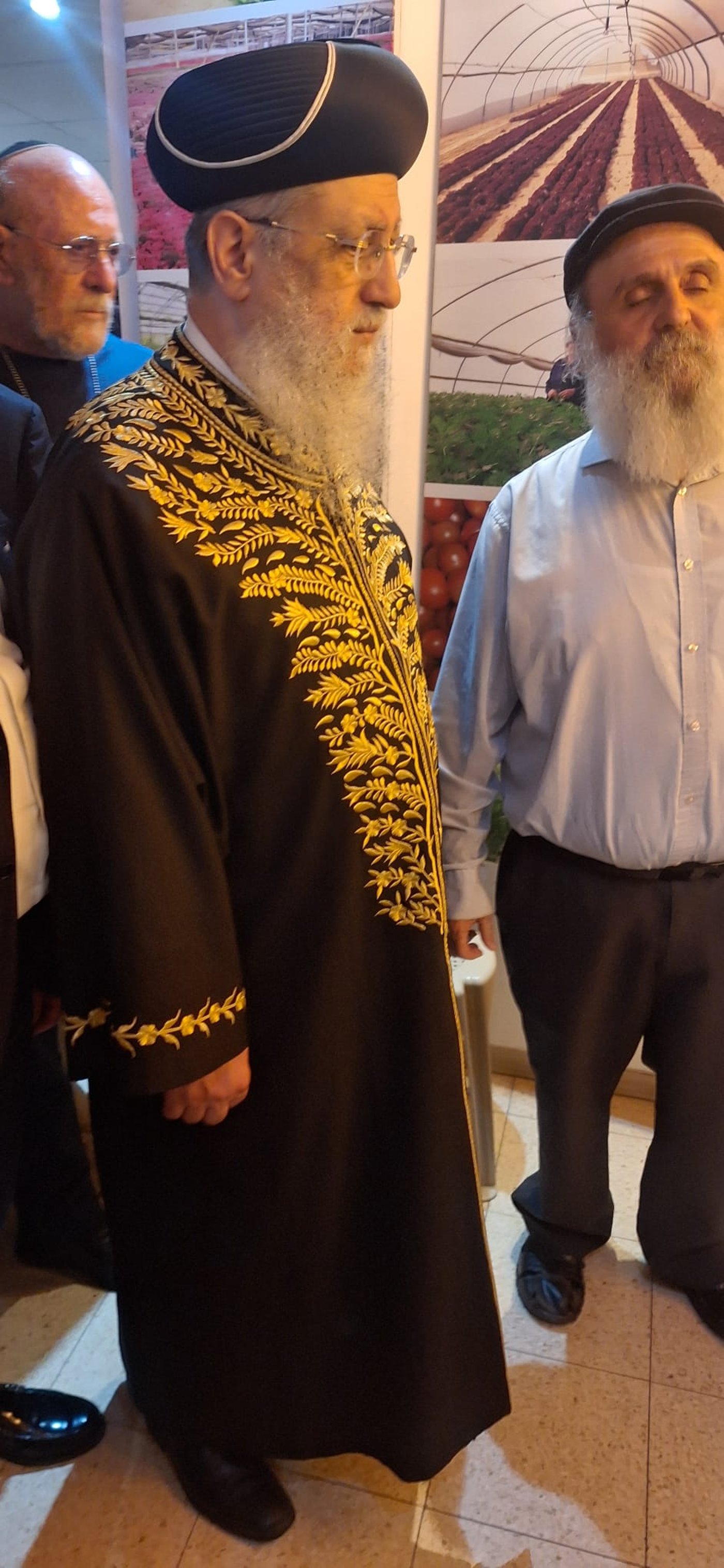 הראשון לציון הגאון רבי דוד יוסף במוזיאון גוש קטיף