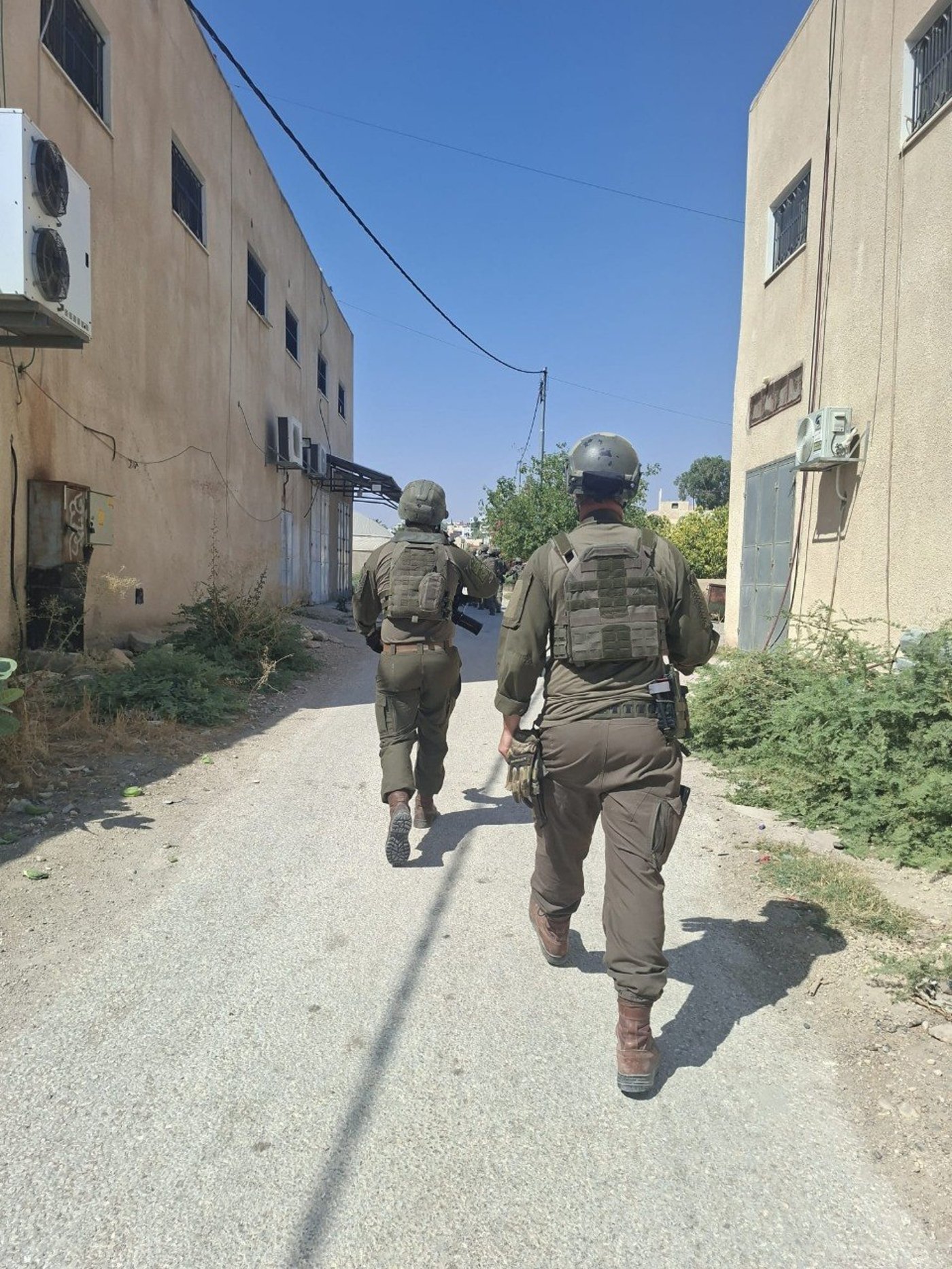 החיילים בחיפוש אחר המחבל