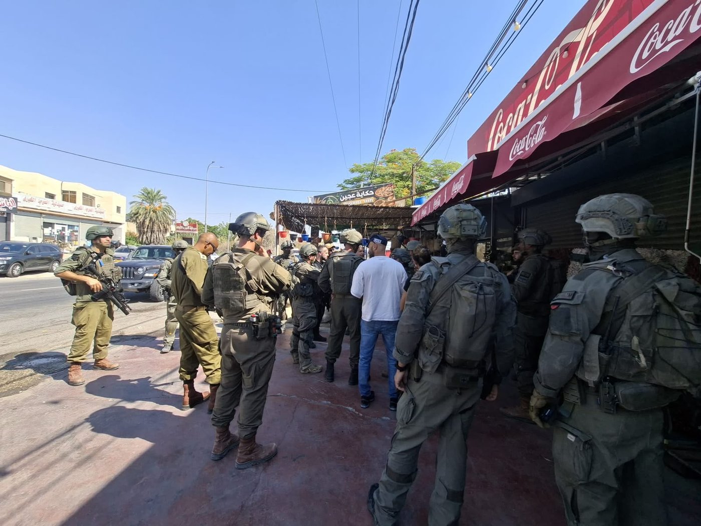 כוחות צה"ל הפועלים בזירת הפיגוע בכפר עוג'ה
