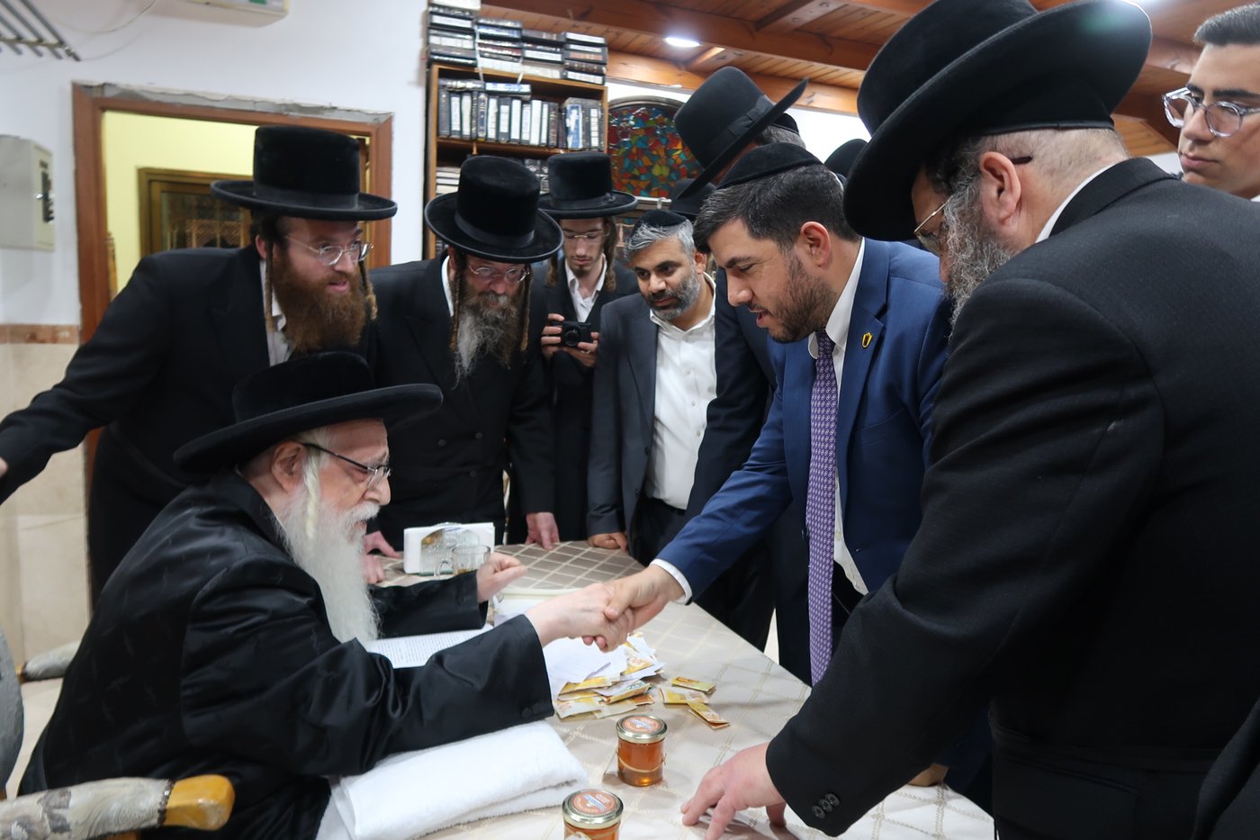 ר"ע צפת מתברך מהאדמו"ר מצאנז