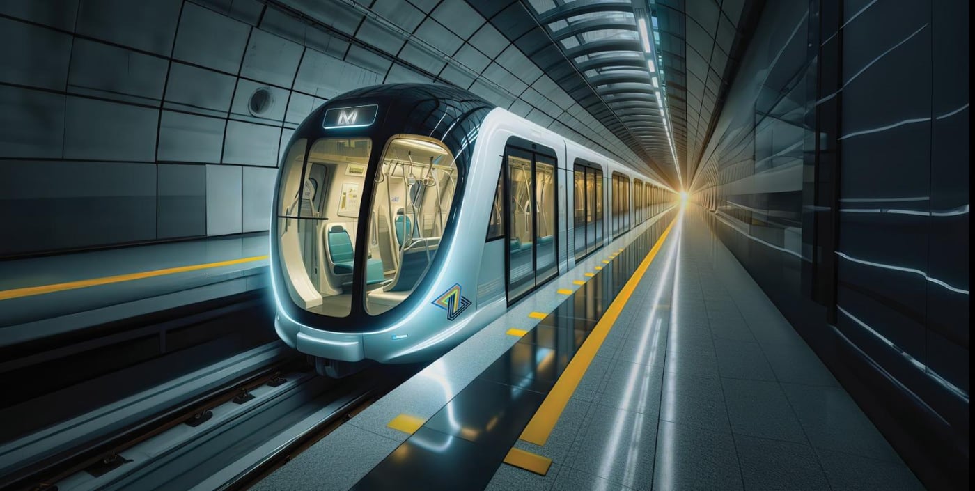 הדמיה של רכבת המטרו