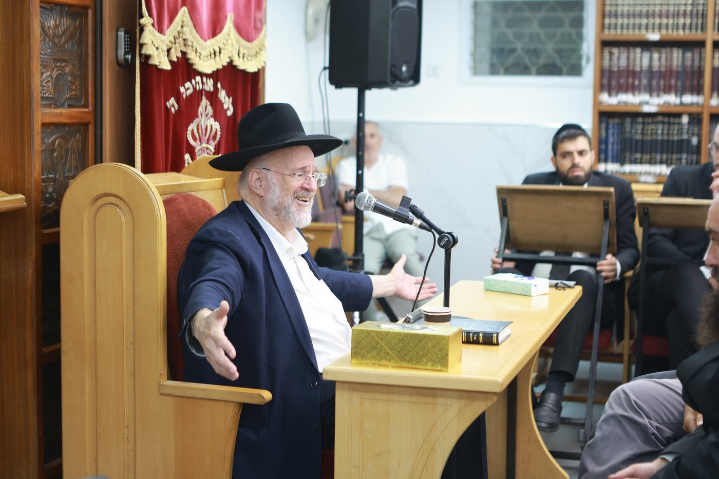 הרב ברוך רוזנבלום בסליחות בחיפה
