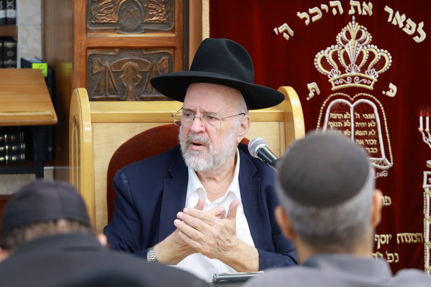 הרב ברוך רוזנבלום בסליחות בחיפה