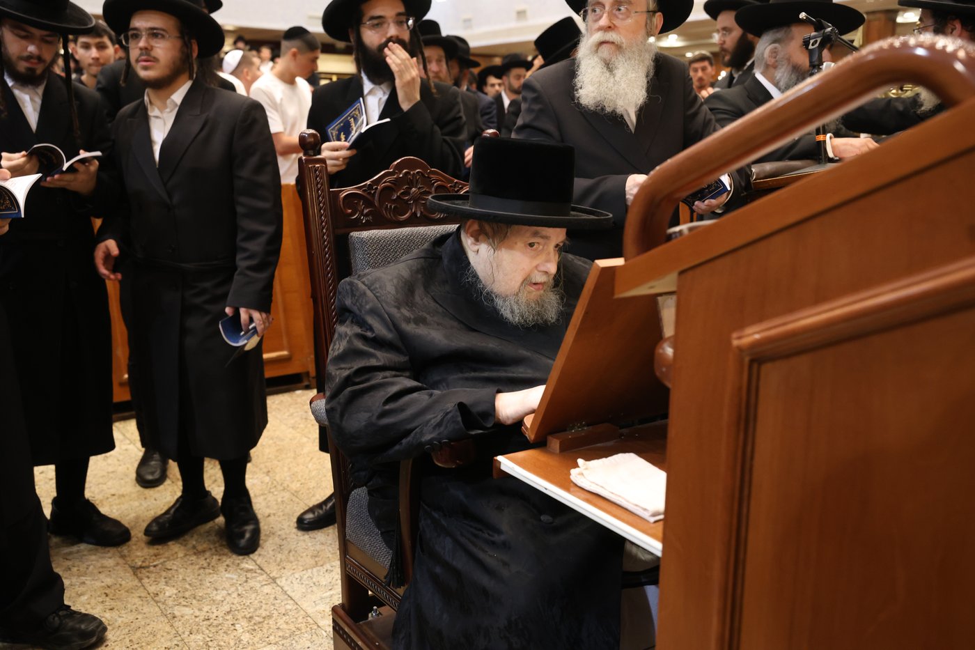 הגר"י יוסף והגרי"ד גרוסמן בבעלזא