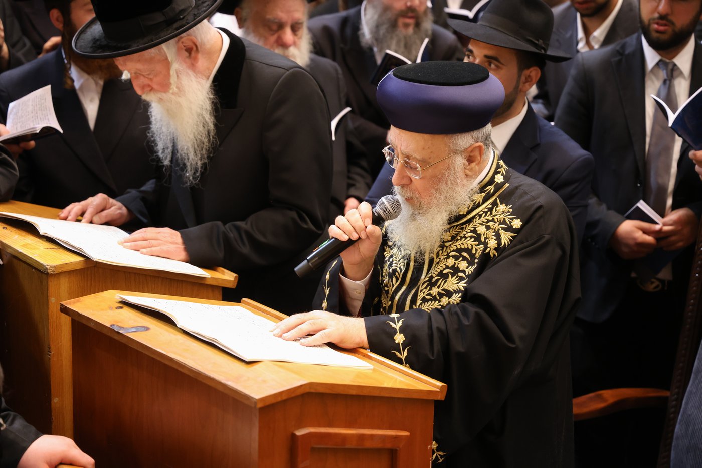 הגר"י יוסף והגרי"ד גרוסמן בבעלזא