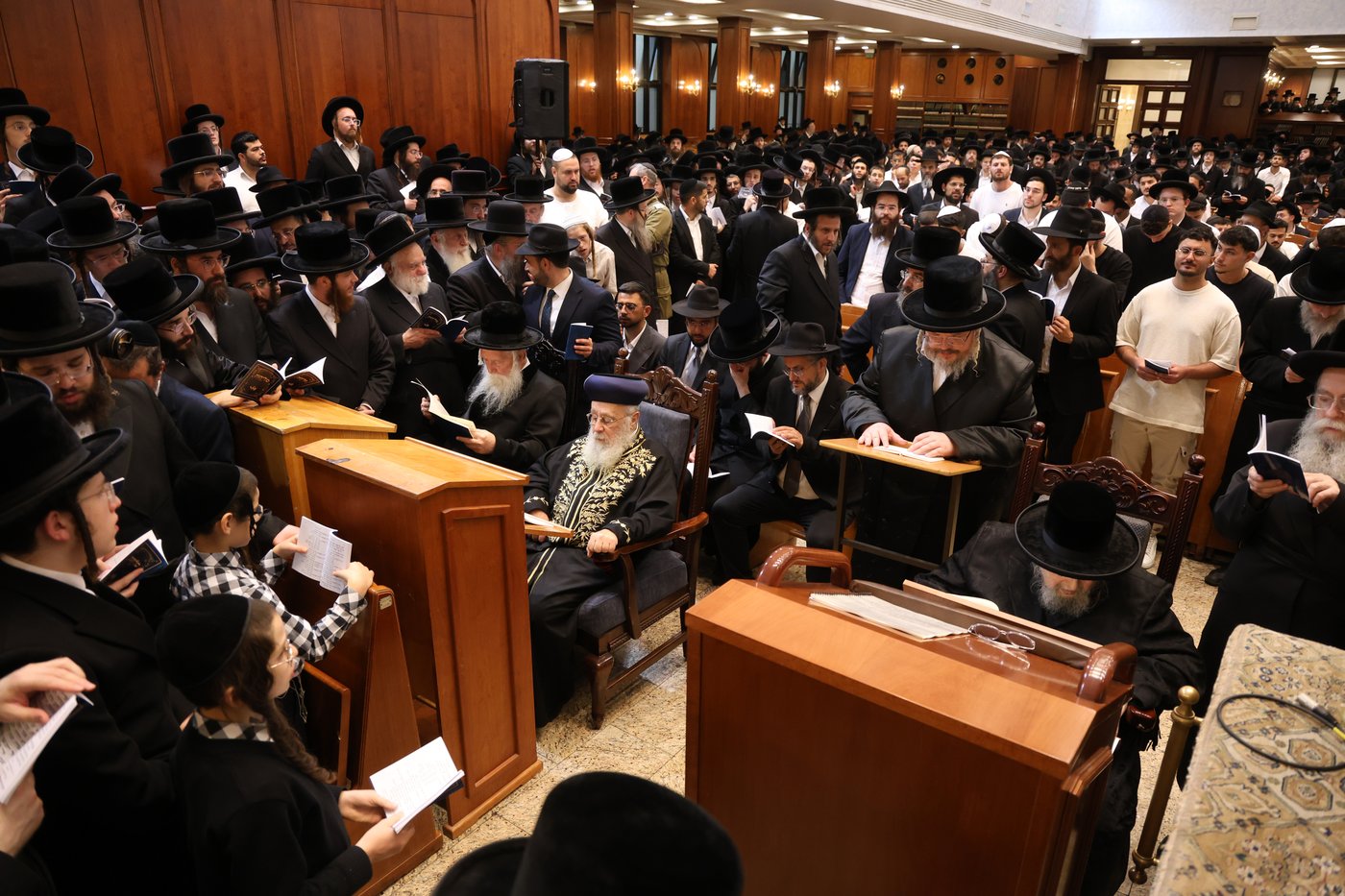 הגר"י יוסף והגרי"ד גרוסמן בבעלזא