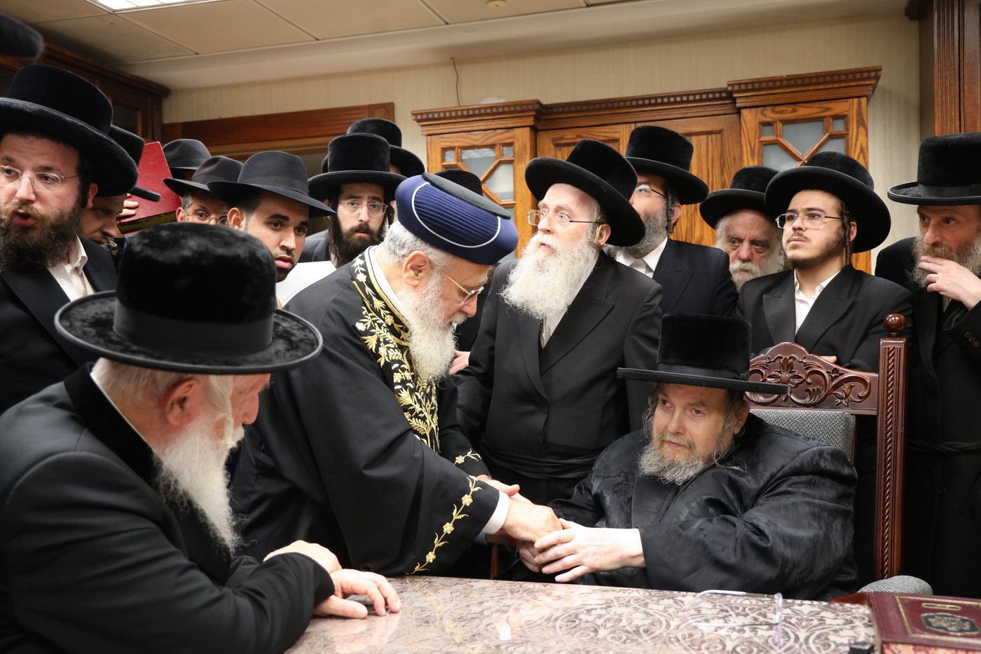 הגר"י יוסף והגרי"ד גרוסמן בבעלזא