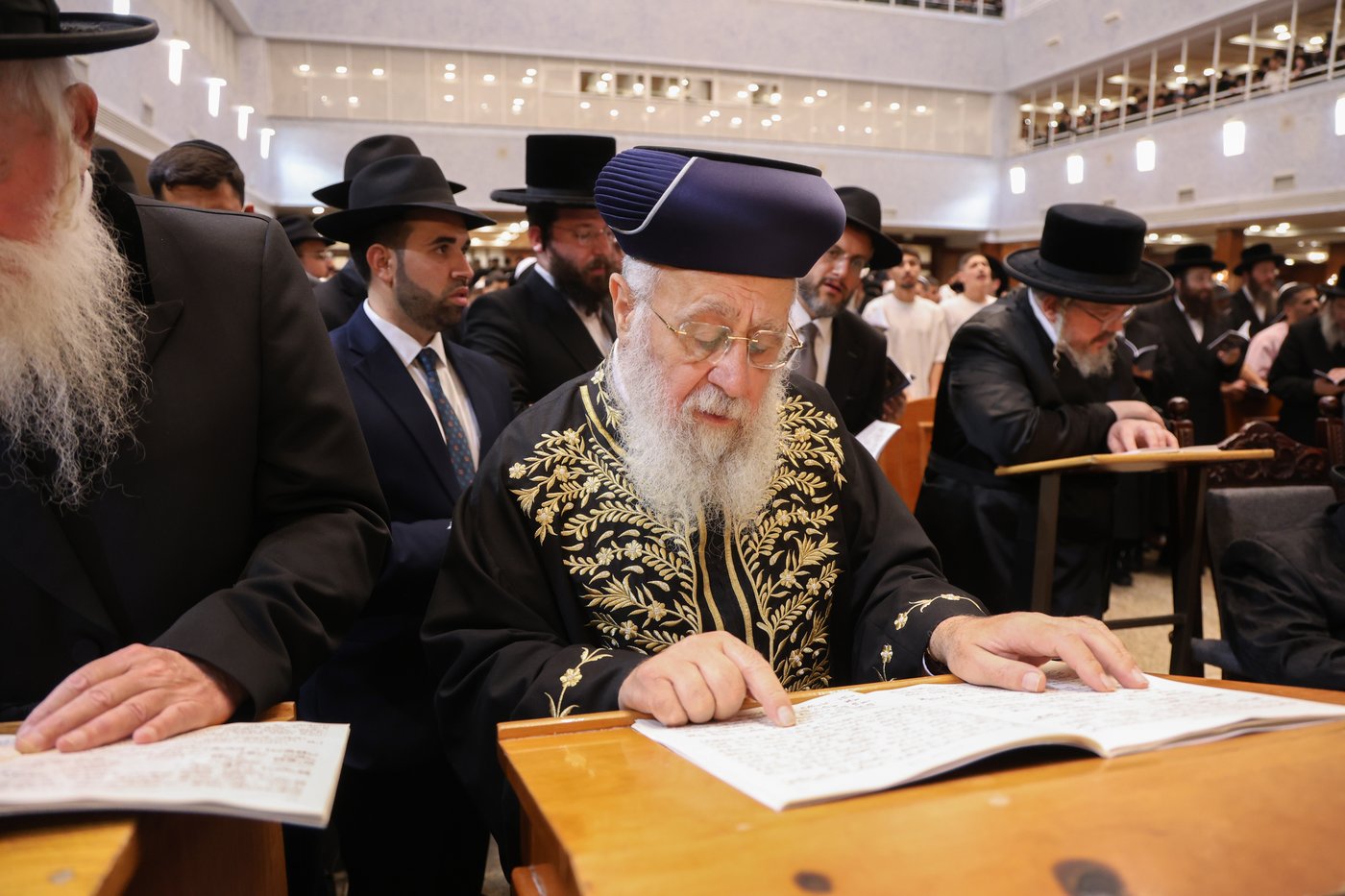 הגר"י יוסף והגרי"ד גרוסמן בבעלזא