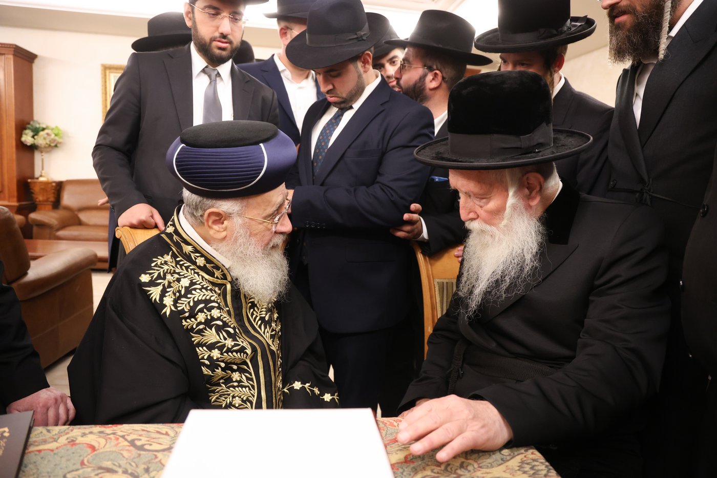 הגר"י יוסף והגרי"ד גרוסמן בבעלזא