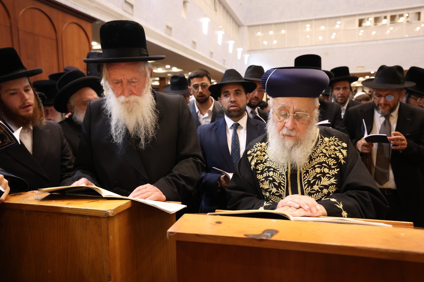 הגר"י יוסף והגרי"ד גרוסמן בבעלזא