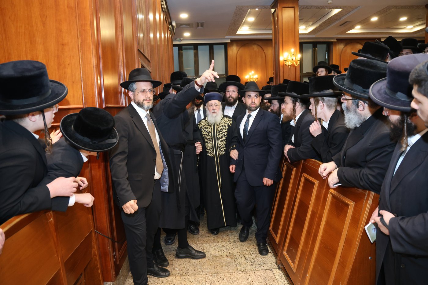 הגר"י יוסף והגרי"ד גרוסמן בבעלזא