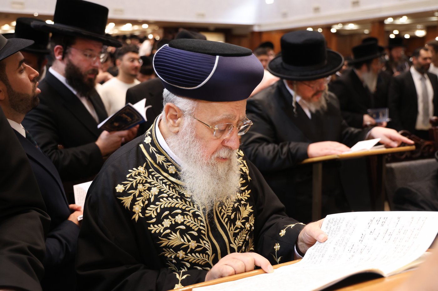 הגר"י יוסף והגרי"ד גרוסמן בבעלזא
