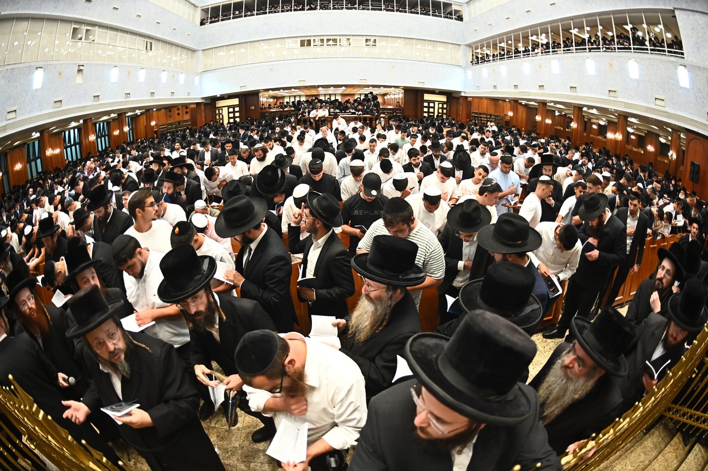 הגר"י יוסף והגרי"ד גרוסמן בסליחות בבעלזא