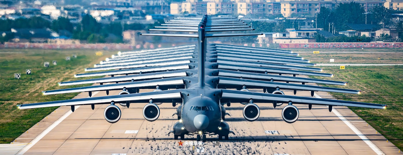 מטוס התובלה האסטרטגי Y-20 של סין