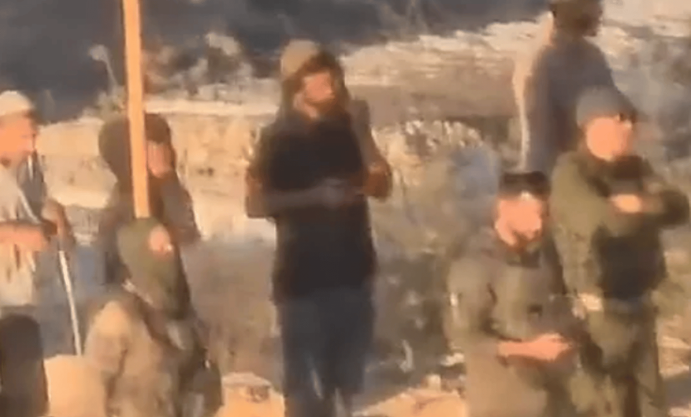 מתוך התיעוד של התפילה עם החיילים