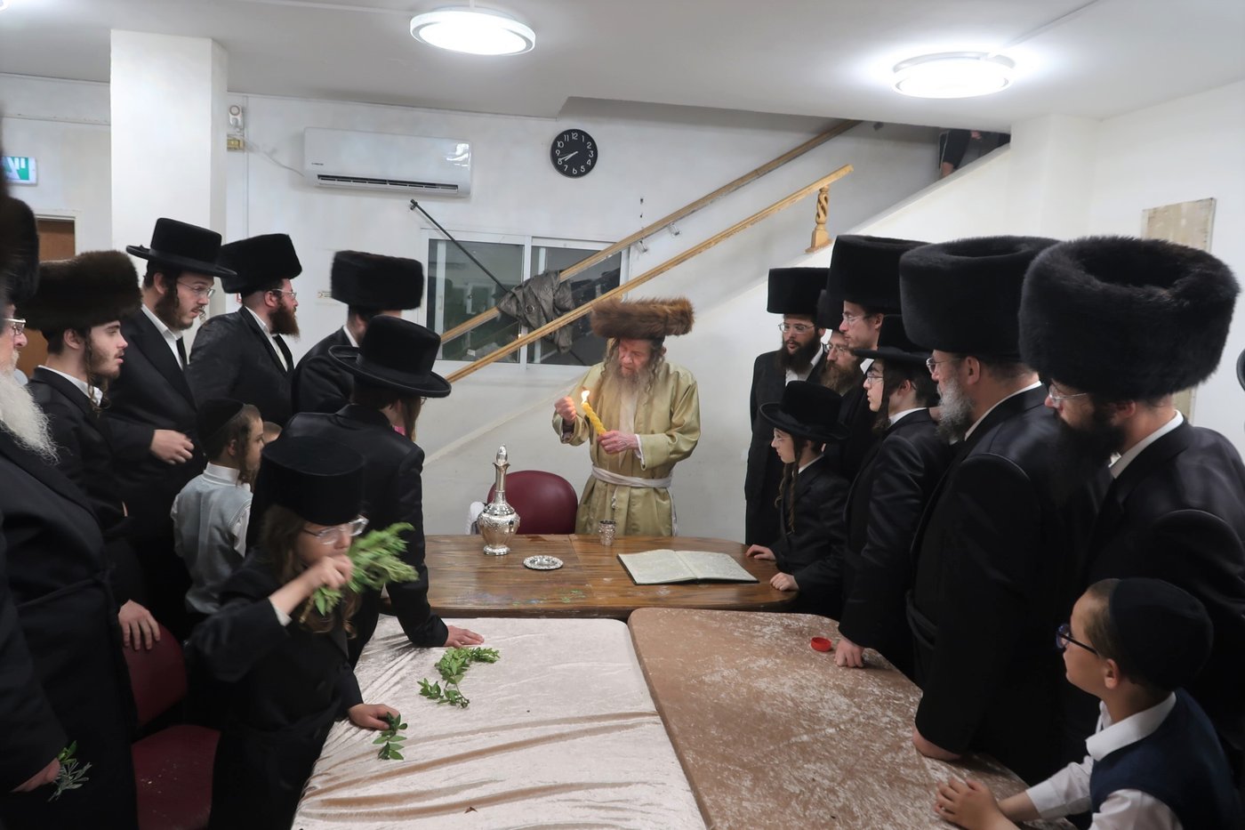 האדמו"ר מלעלוב ניקלשבורג מוצש"ק בעיר ערד