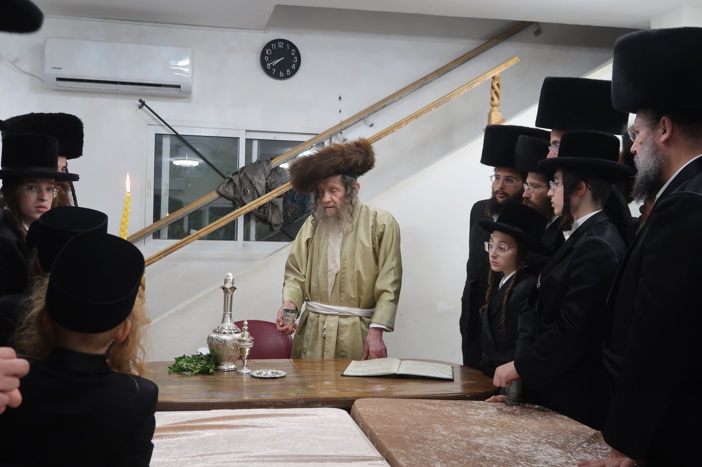 האדמו"ר מלעלוב ניקלשבורג מוצש"ק בעיר ערד