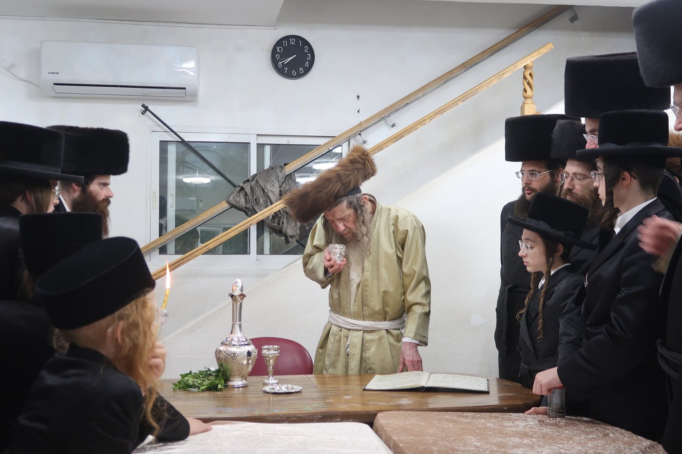 האדמו"ר מלעלוב ניקלשבורג מוצש"ק בעיר ערד