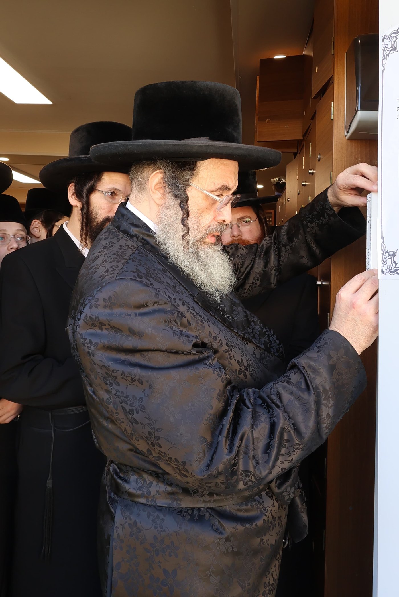 הרה"צ רבי חיים מאיר הגר בביקור בעפולה