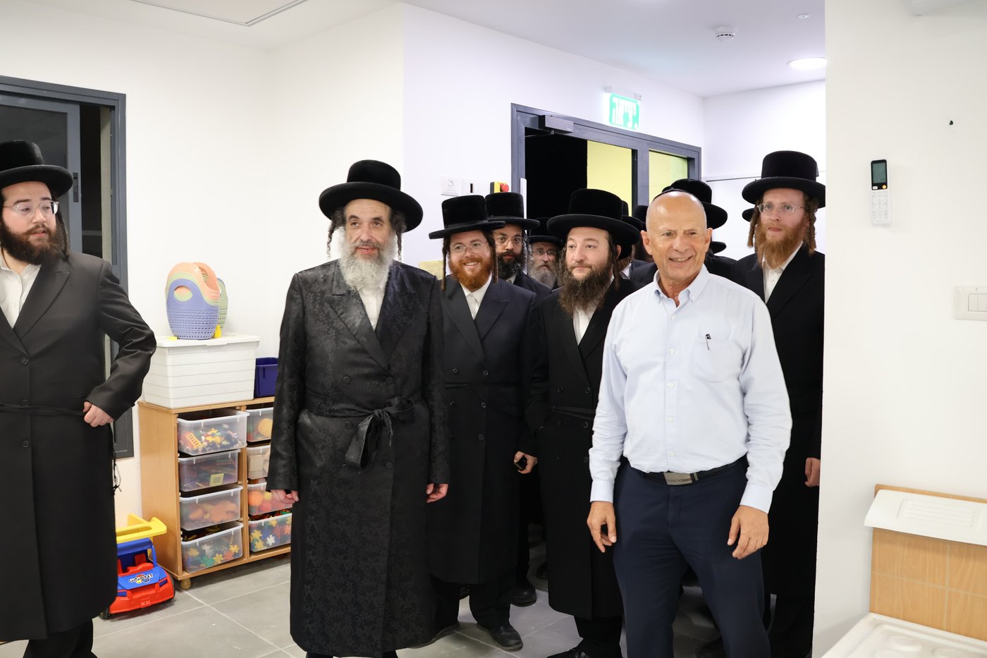 הרה"צ רבי חיים מאיר הגר בביקור בעפולה
