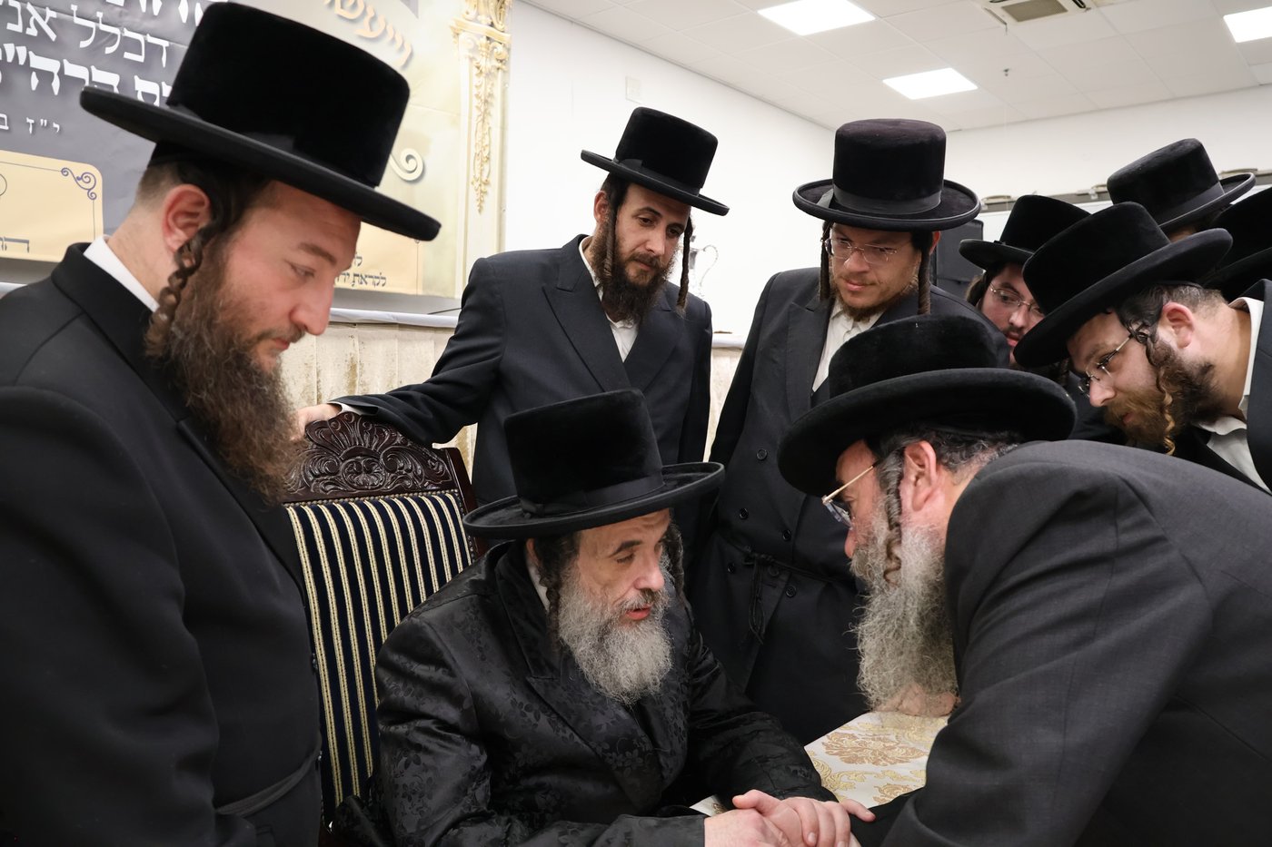 הרה"צ רבי חיים מאיר הגר בביקור בעפולה