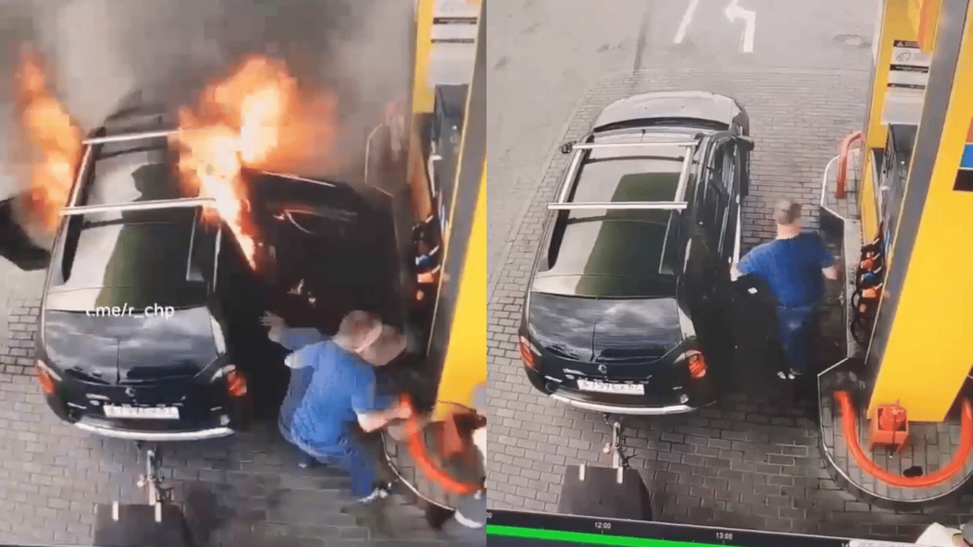 בראש הגנב בוער הרכב: ניסה להבריח דלק ולמד את הלקח