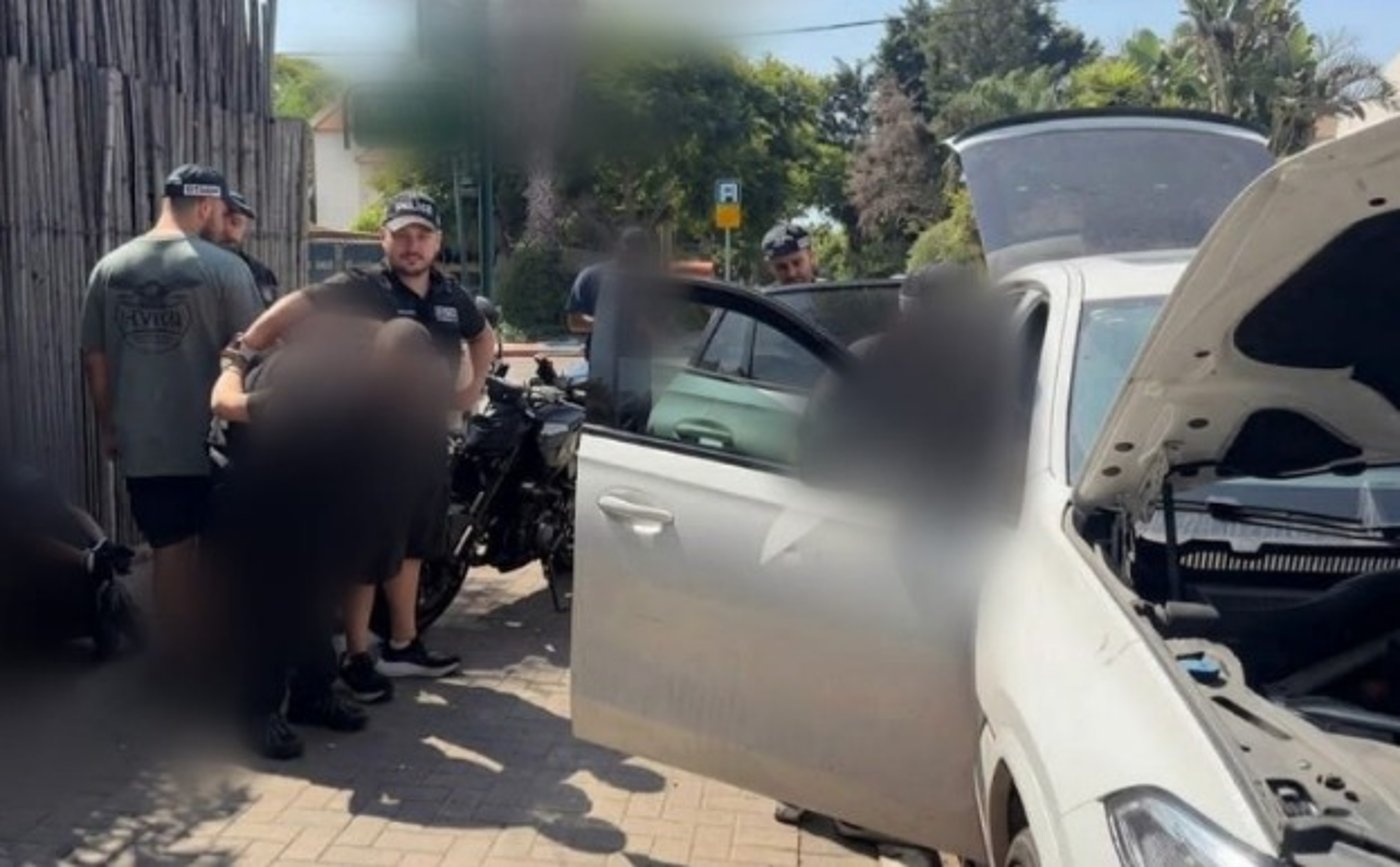 חיפה: שיירת כבוד שאורגנה לכבוד שחרור האסיר - סוכלה