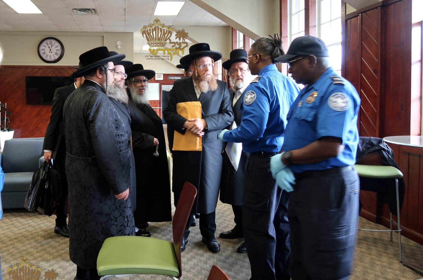 האדמו"ר מסאטמר בדרכו לבית הלבן