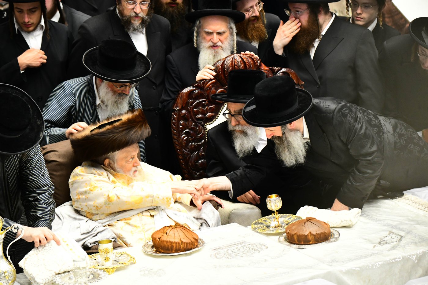 האדמו"ר מויז'ניץ מאנסי בתולדות אברהם יצחק