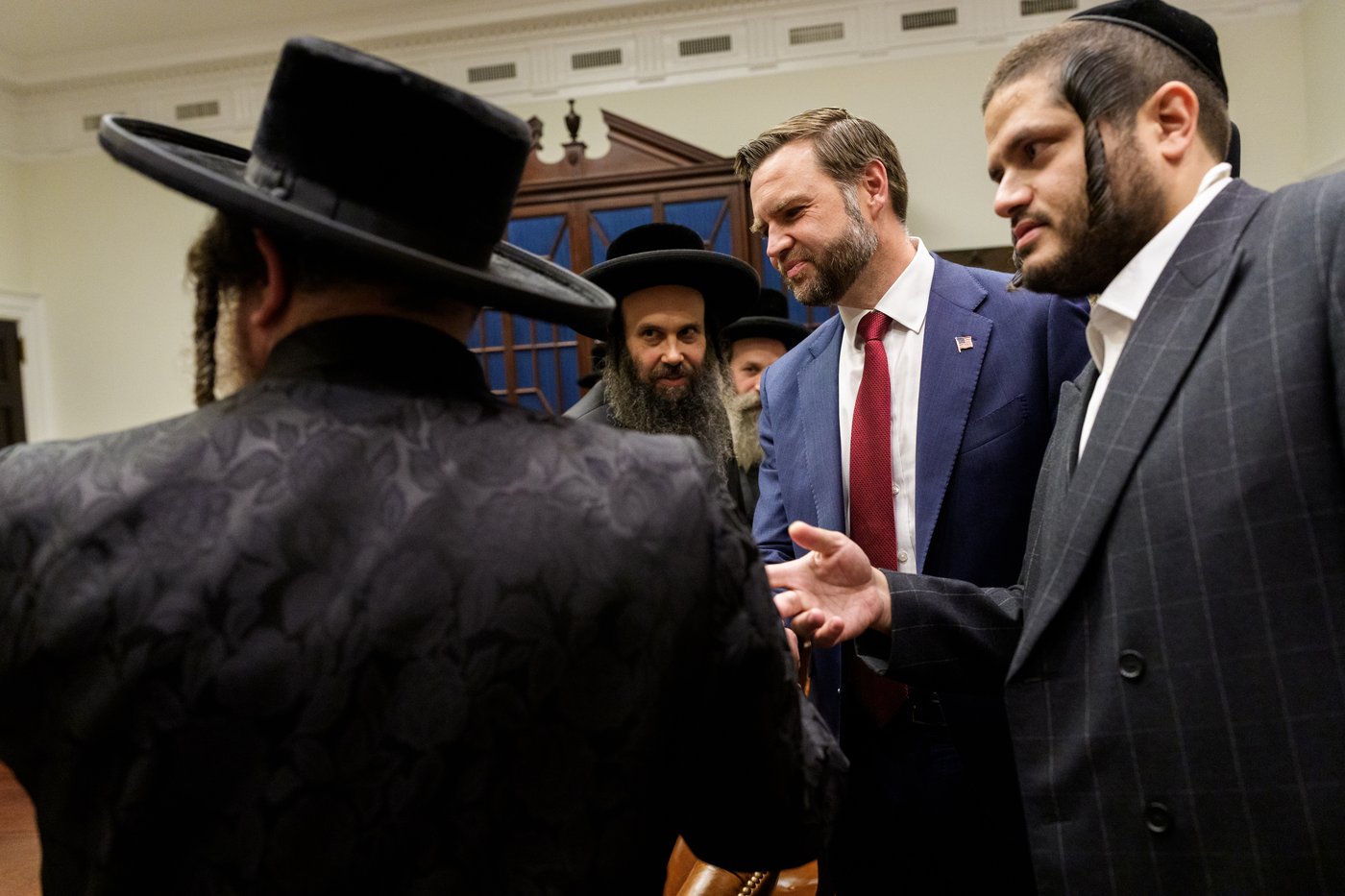 האדמו"רים במפגש עם הנשיא טראמפ