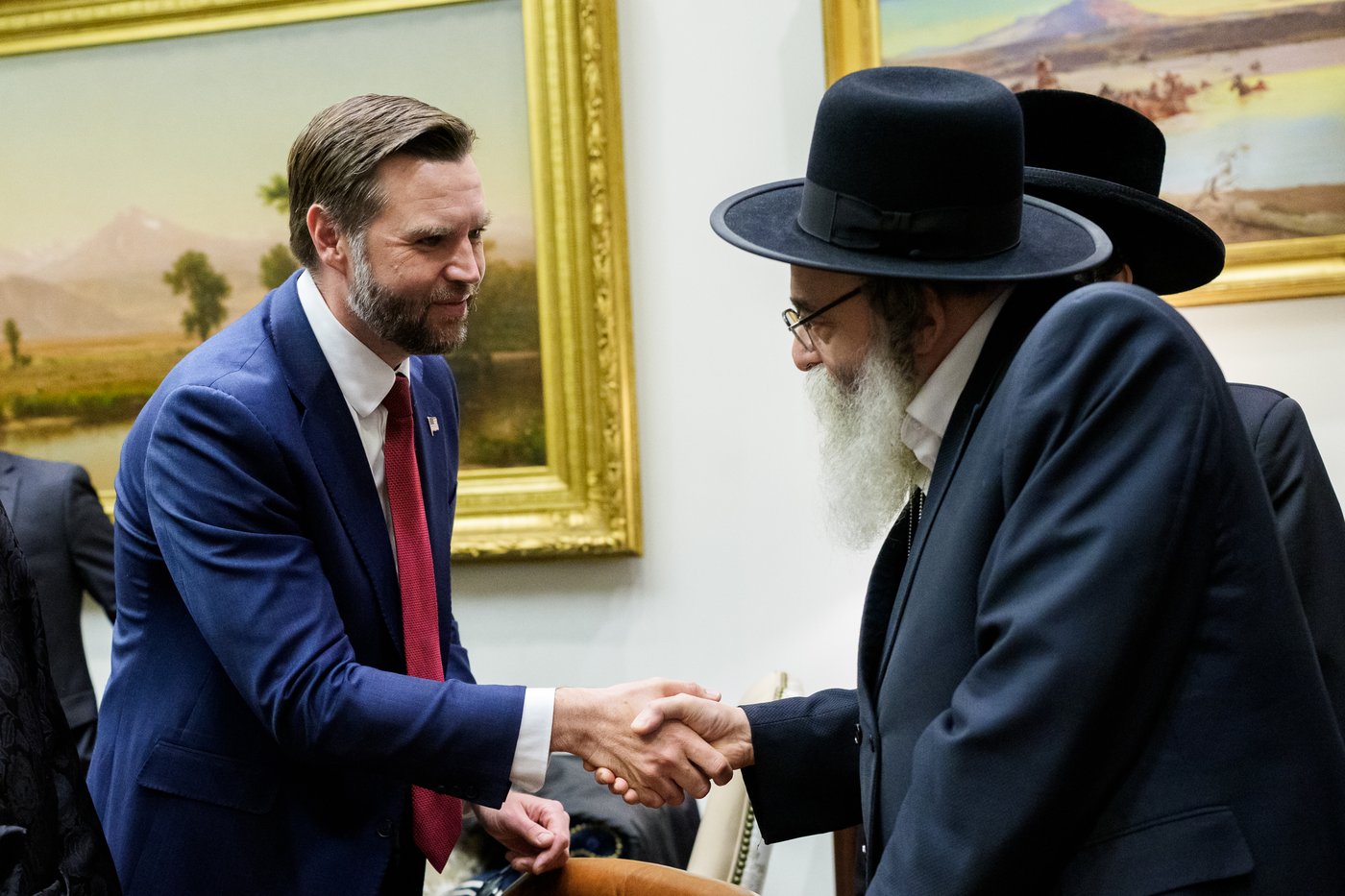 האדמו"רים במפגש עם הנשיא טראמפ