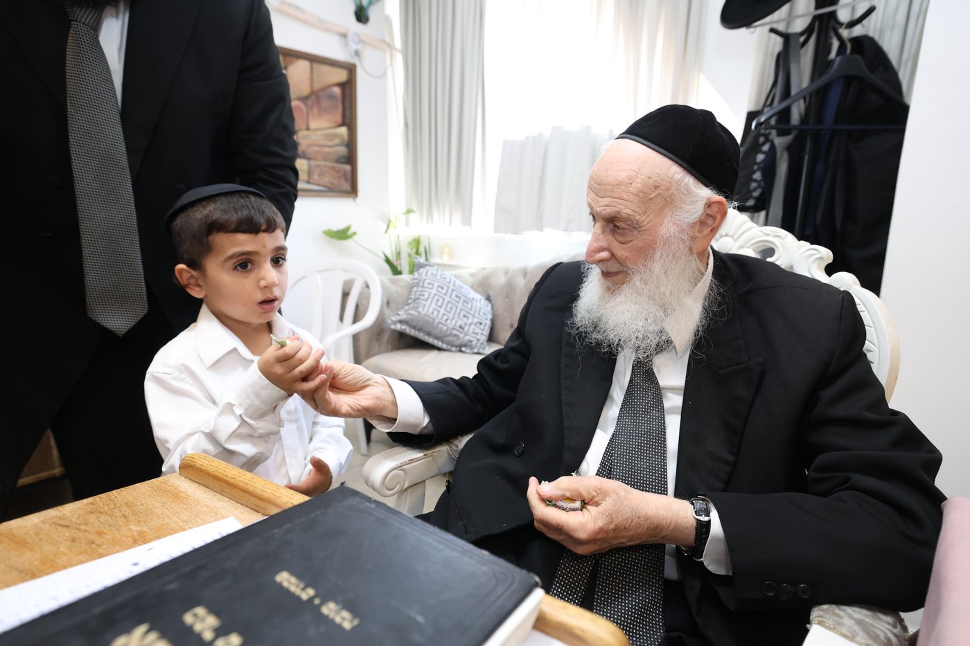 ילדי בית דוד אצל הגר"ש בצלאל