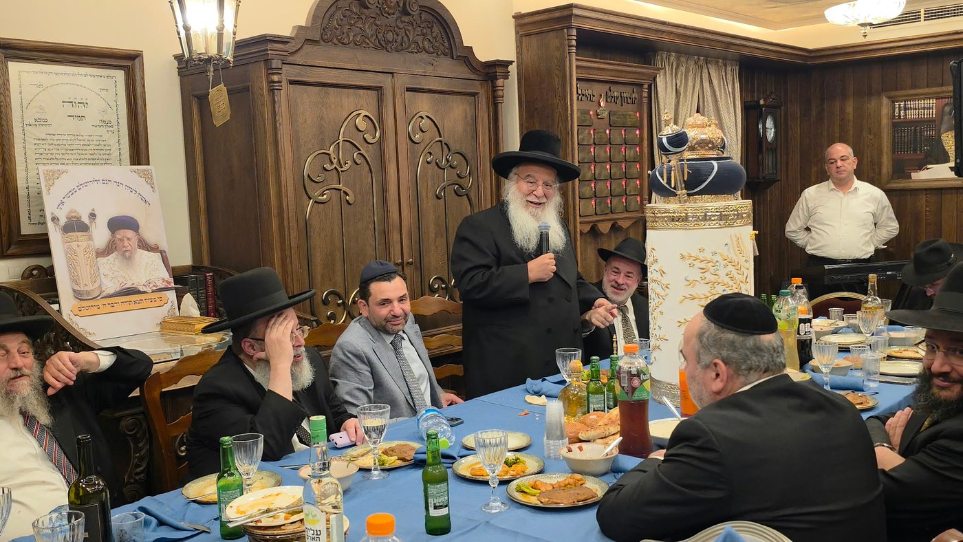 ספר תורה מיוחד הוכנס למעון הראשל"צ זצוק"ל
