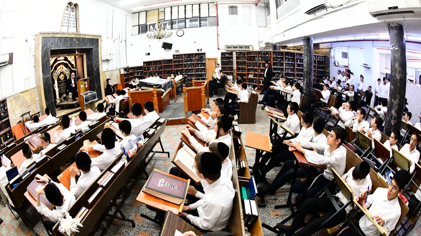 הגרי"ב שרייבר בשיחה בתפארת ציון