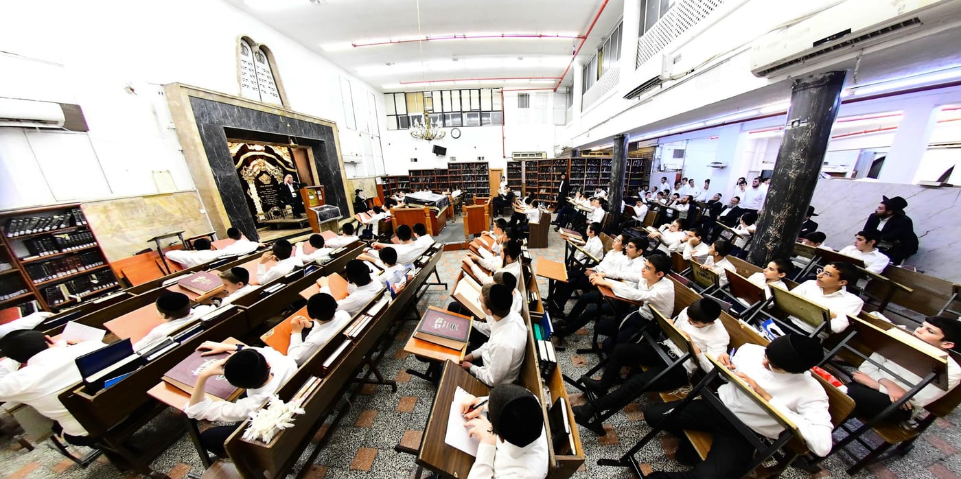 הגרי"ב שרייבר בשיחה בתפארת ציון