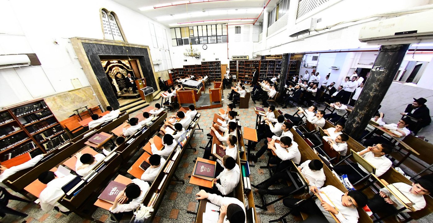 הגרי"ב שרייבר בשיחה בתפארת ציון